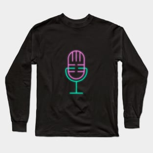 Singer Mic - Music Lover Long Sleeve T-Shirt